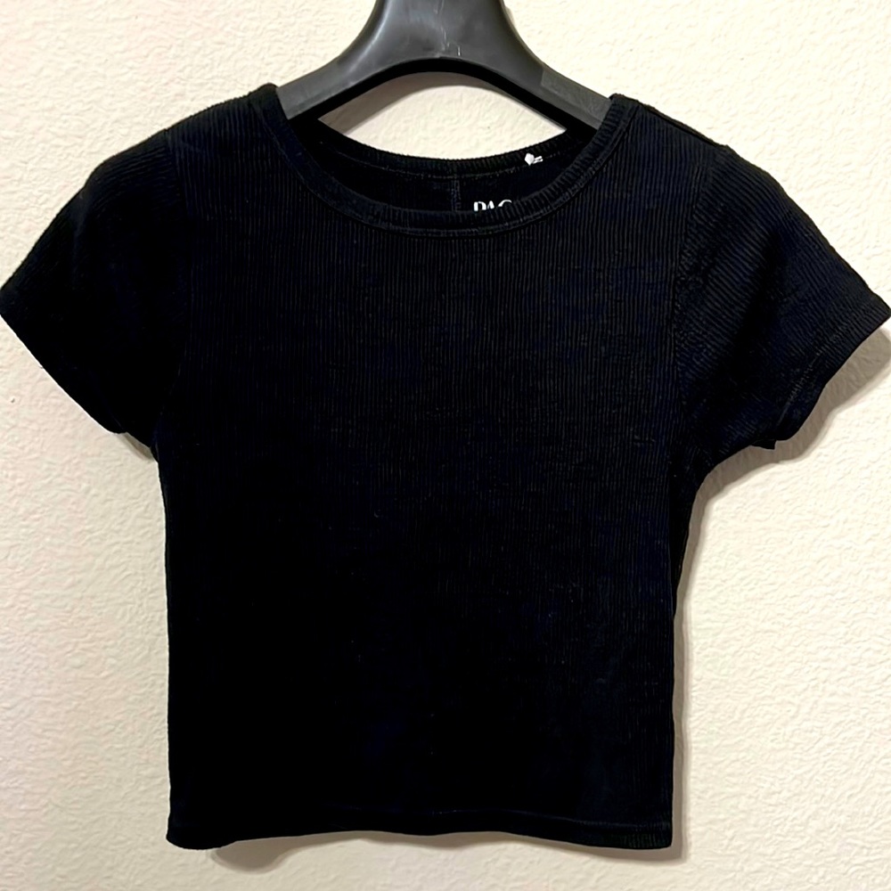 PacCares Women’s Short Tee in Black Size Small